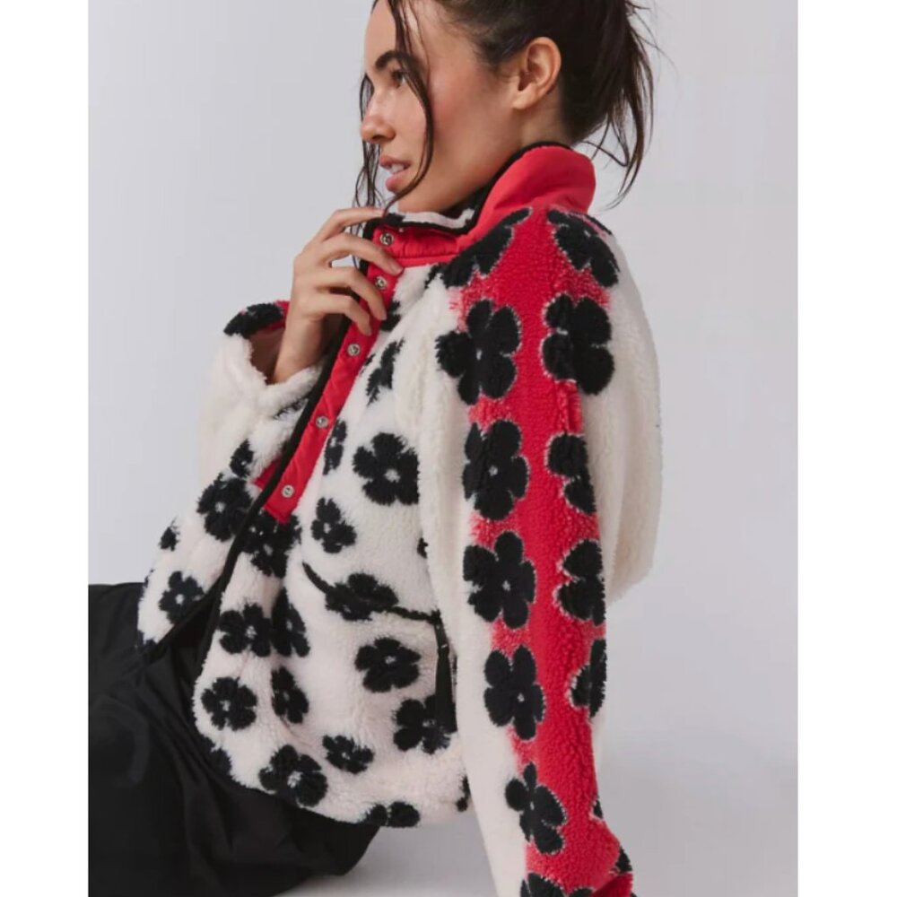 Free People Hit the Slopes Printed Fleece Jacket 🌺 - Picture 5 of 10